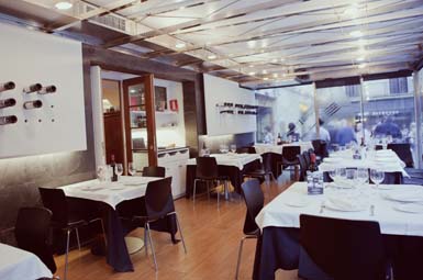 Comedor externo del restaurante