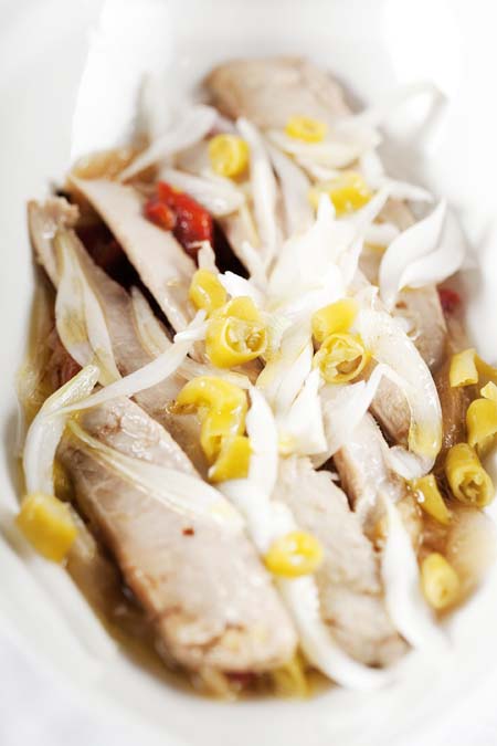 Ventresca de bonito con escalivada