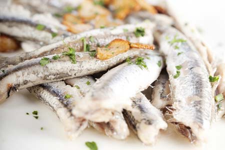 Anchoas fritas