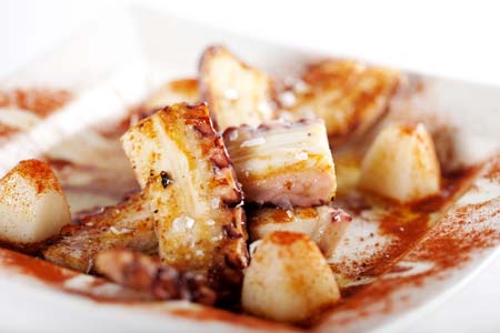 Pulpo a la parrilla